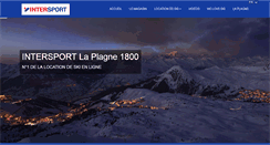 Desktop Screenshot of plagne1800.laplagne-intersport.com