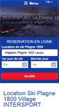 Mobile Screenshot of plagne1800.laplagne-intersport.com