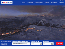 Tablet Screenshot of plagne1800.laplagne-intersport.com