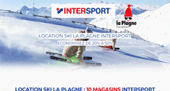 Desktop Screenshot of laplagne-intersport.com