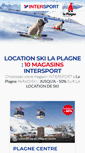 Mobile Screenshot of laplagne-intersport.com