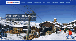 Desktop Screenshot of belleplagne.laplagne-intersport.com