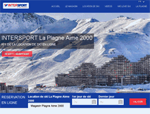 Tablet Screenshot of aime2000.laplagne-intersport.com
