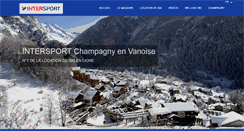 Desktop Screenshot of champagny.laplagne-intersport.com